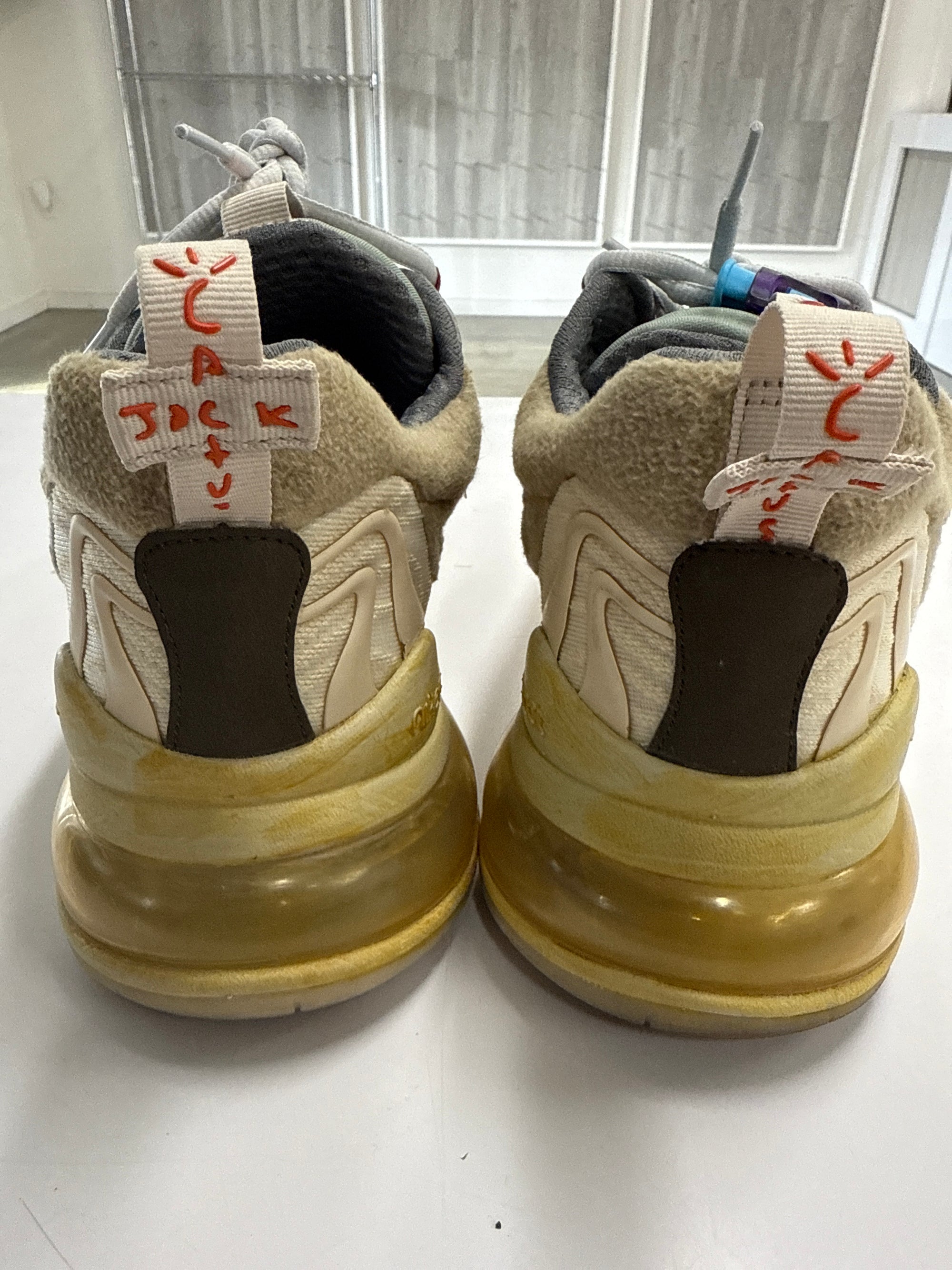 AIR MAX 270 TRAVIS SCOTT CACTUS TRAILS - SIZE 11 (WORN) - DAMAGED BOX