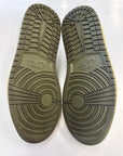 WMNS AIR JORDAN 1 LOW TRAVIS SCOTT OLIVE - SIZE W7.5 M6 (WORN)