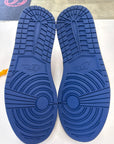 AIR JORDAN 1 HIGH UNION STORM BLUE - SIZE 11.5 (WORN) - SUPER CLEAN