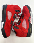 AIR JORDAN 5 RAGING BULL - SIZE 8.5 (WORN) - SIZE 8.5 (WORN)