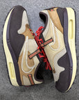 AIR MAX 1 TRAVIS SCOTT BAROQUE BROWN - SIZE 9.5 (WORN)
