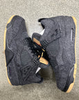 AIR JORDAN 4 LEVIS BLACK - SIZE 9 (WORN) - SUPER CLEAN