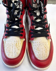 OFF WHITE AIR JORDAN 1 HIGH CHICAGO - SIZE 12 (WORN)