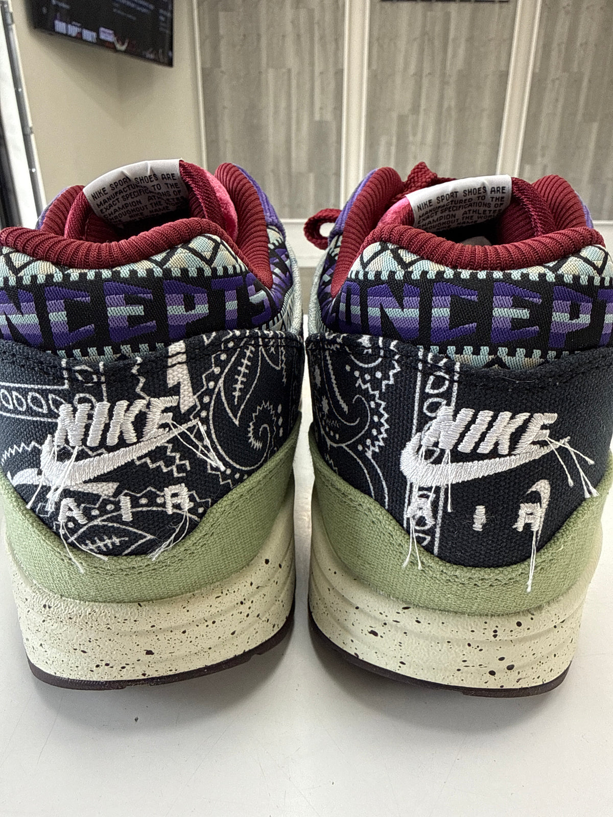 AIR MAX 1 CONCEPTS MELLOW - SIZE 12 (WORN)