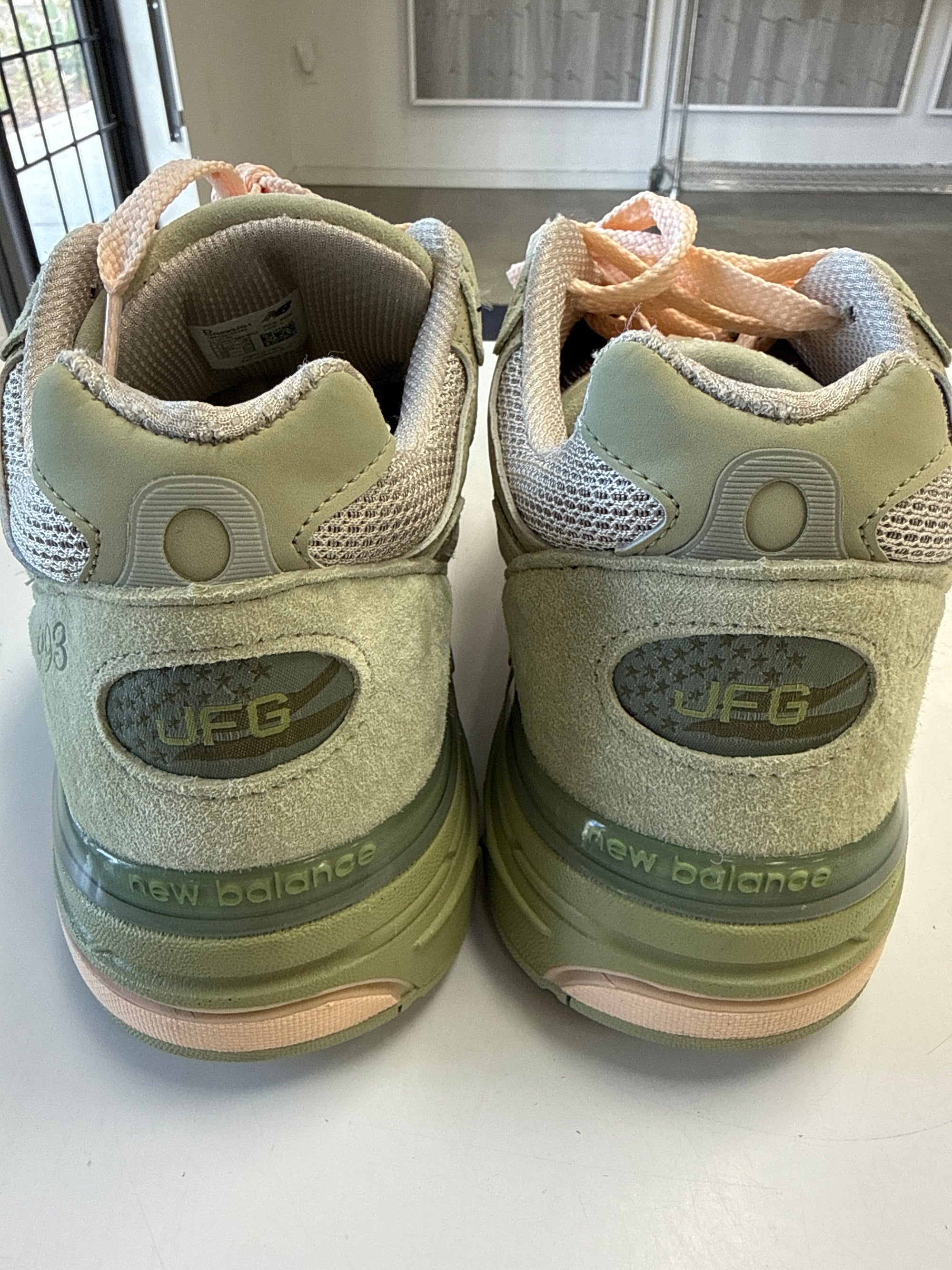 NEW BALANCE 993 JOE FRESHGOODS PERFORMANCE ART SAGE - SIZE 11 (WORN)