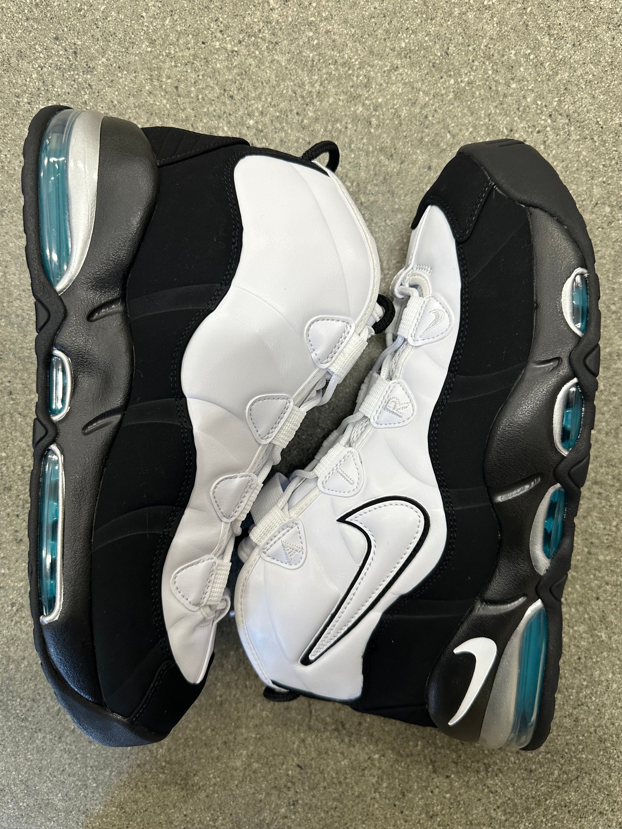 AIR MAX UPTEMPO 95 WHITE BLACK TEAL - SIZE 11 (WORN)