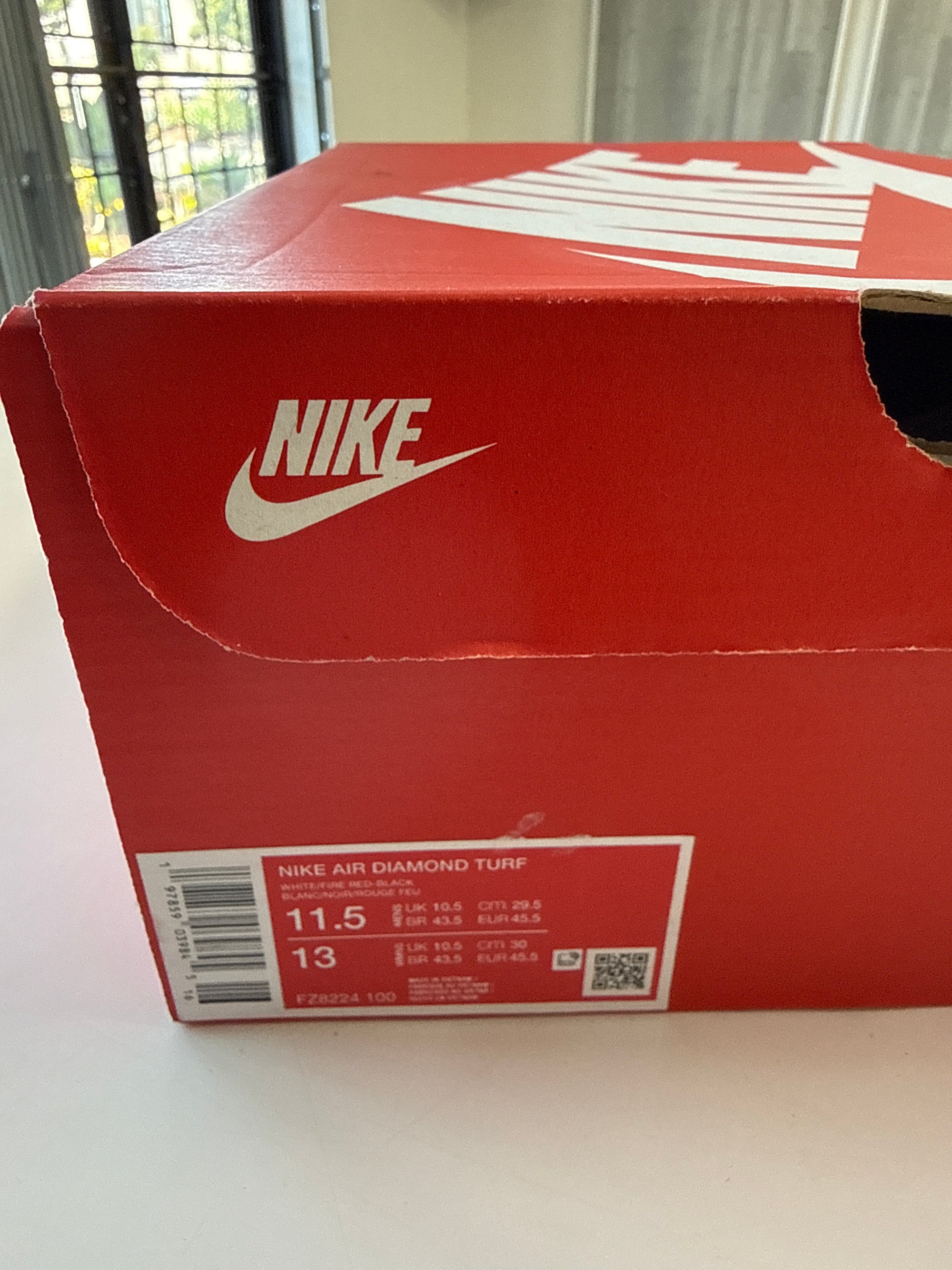 AIR DIAMOND TURF 49ERS 2025 - SIZE 11.5 (WORN)