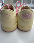 AIR JORDAN 1 LOW TRAVIS SCOTT SHY PINK - SIZE 10.5 (WORN)