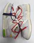 OFF WHITE NIKE DUNK LOT 13 - SIZE 11 (WORN)