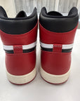 AIR JORDAN 1 HIGH BLACK TOE REIMAGINED - SIZE 12 (WORN)