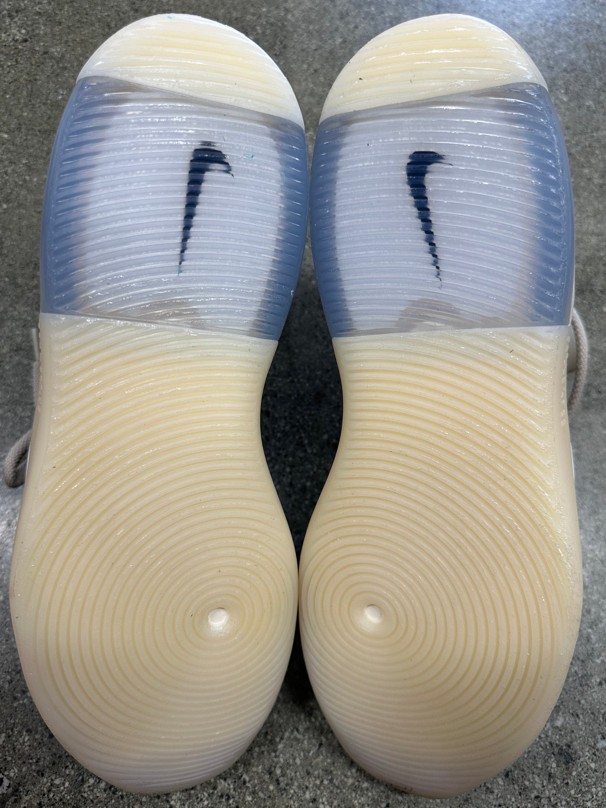 AIR FEAR OF GOD 1 OATMEAL - SIZE 11.5 (WORN) - SUPER CLEAN - SLIGHTLY STICKY BOTTOMS