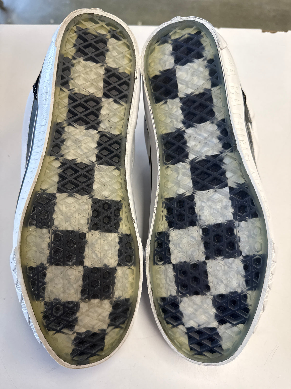 VANS KNU SKOOL BAPE BLACK CAMO - SIZE 10.5 (WORN)