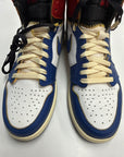 AIR JORDAN 1 HIGH UNION STORM BLUE - SIZE 8.5 (WORN)