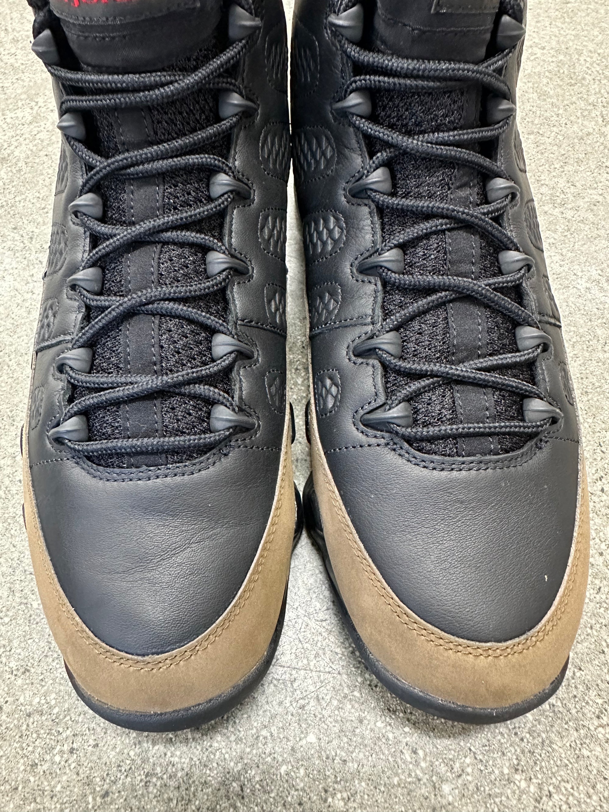 AIR JORDAN 9 OLIVE 2024 - SIZE 11 (WORN)