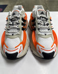 ADIDAS ADISTAR JELLYFISH PHARRELL WILLIAMS FOCUS OLIVE ORANGE - SIZE 10 (WORN)