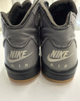 OFF WHITE AIR JORDAN 5 MUSLIN - SIZE 10 (WORN) - SUPER CLEAN - YELLOW NETTING