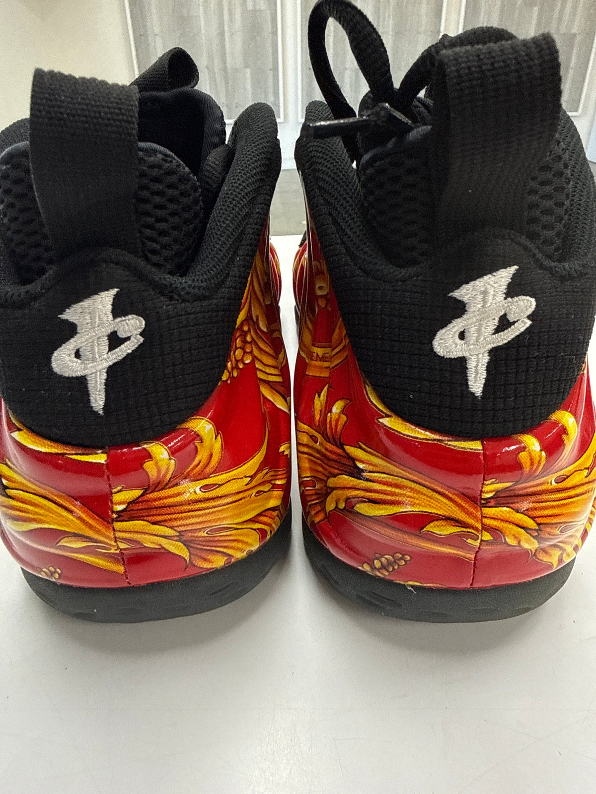 AIR FOAMPOSITE ONE SUPREME RED - SIZE 12 (WORN)