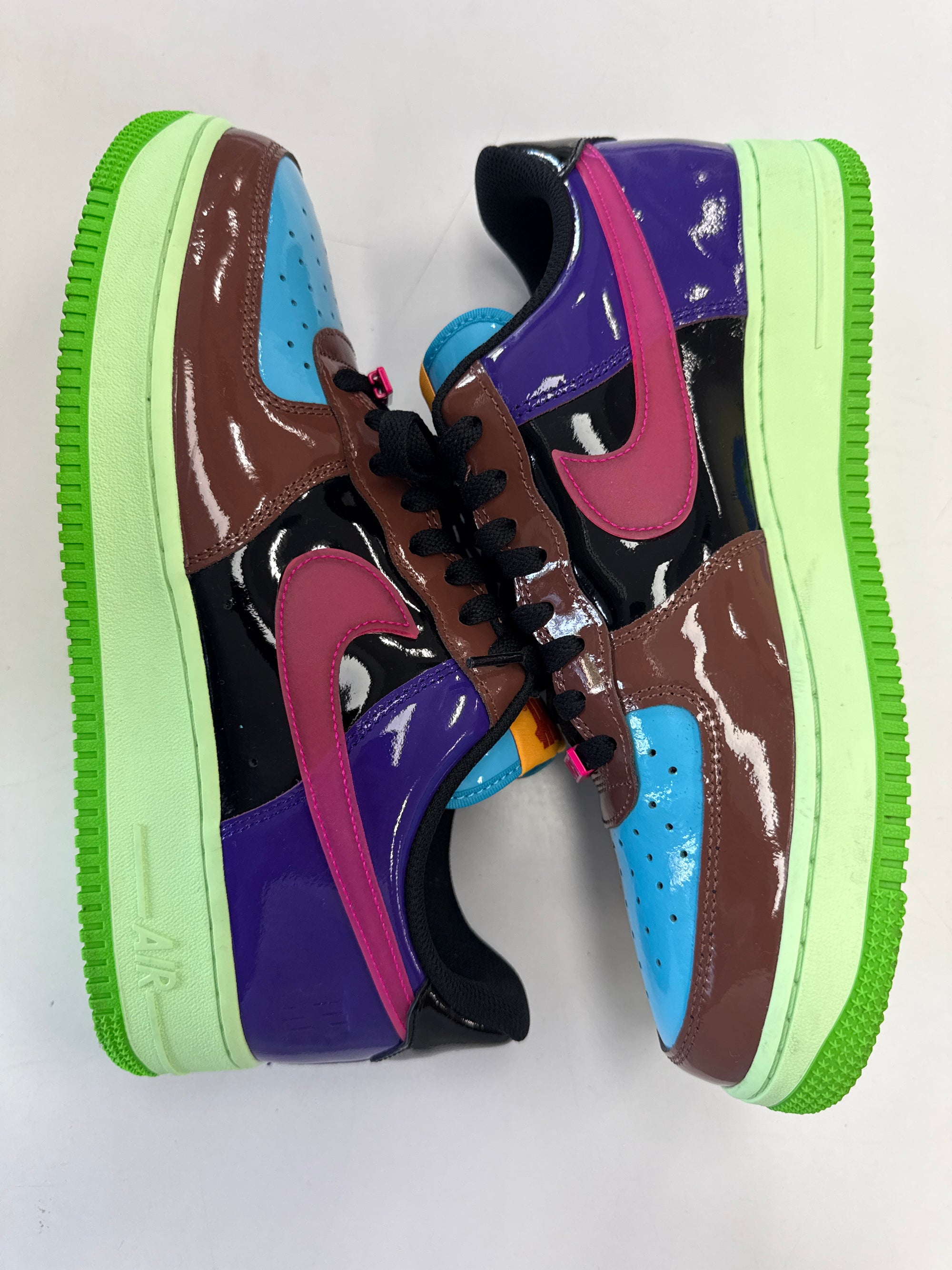AIR FORCE 1 LOW UNDEFEATED MULTI PATENT - SIZE 10.5 (WORN)