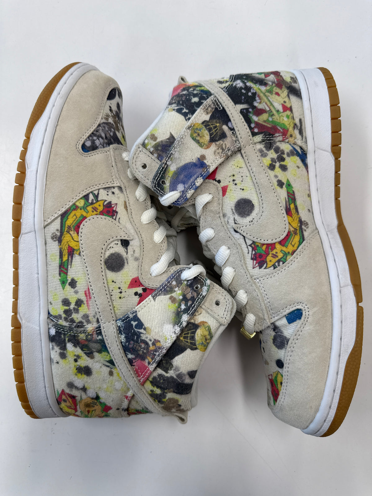 SB DUNK HIGH OG QS SUPREME RAMMELZEE - SIZE 10.5 (WORN)