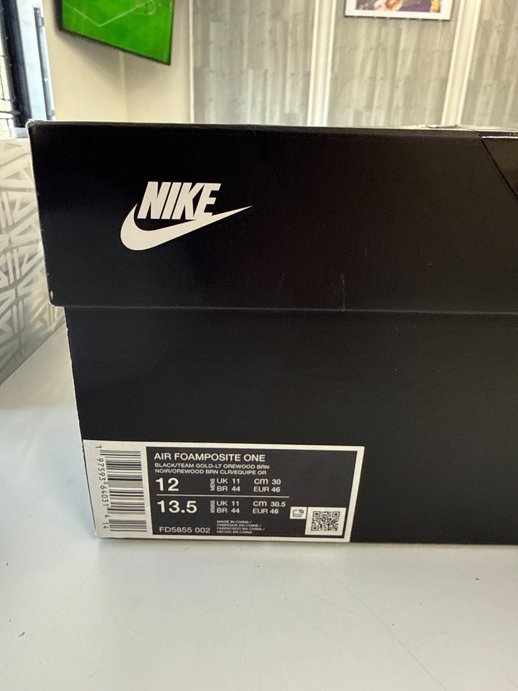 AIR FOAMPOSITE OBE LIGHT OREWOOD BROWN - SIZE 12 (WORN)