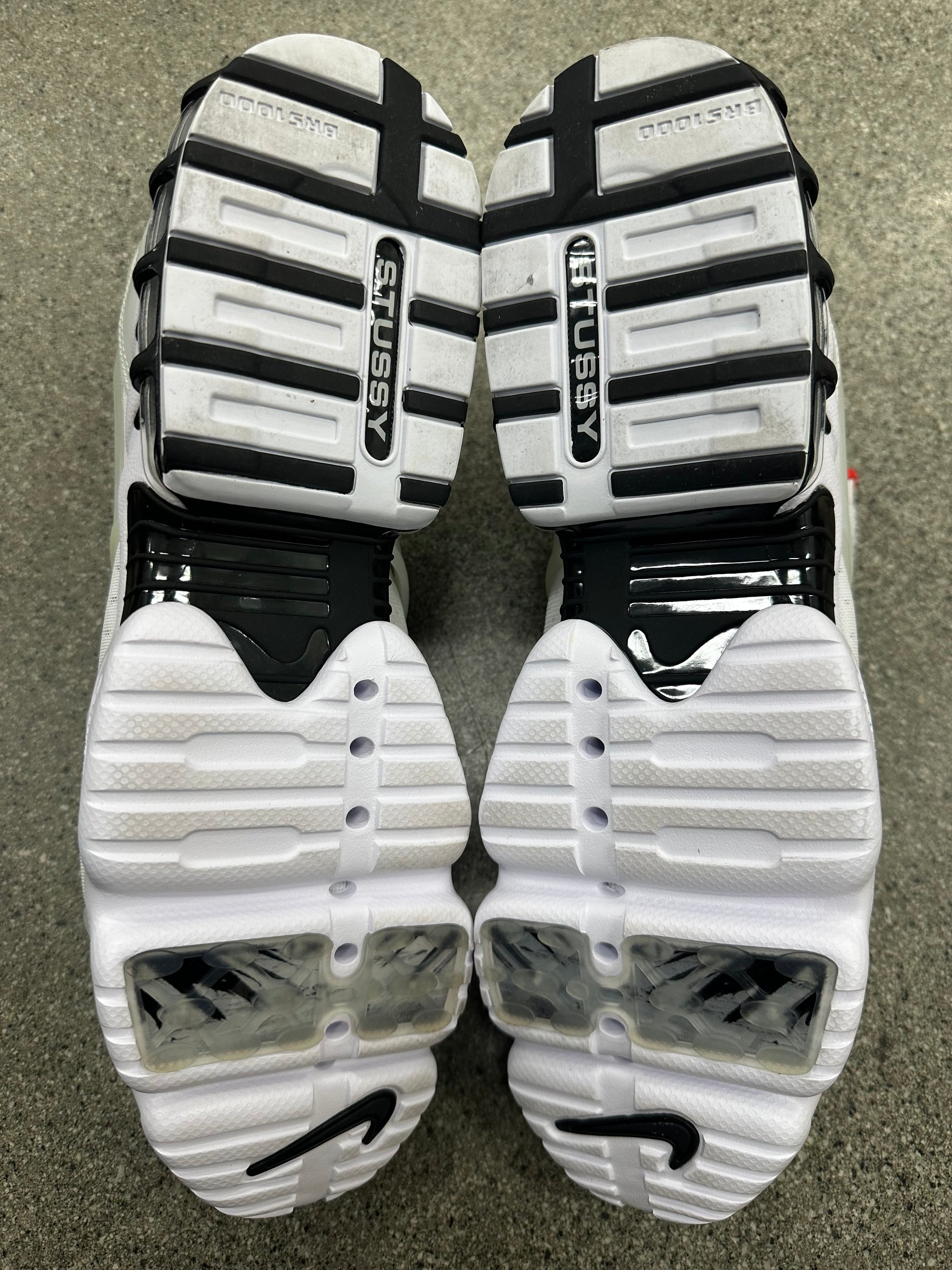 AIR ZM SPIRIDON STUSSY WHITE - SIZE 13 (WORN)