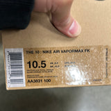 2018 AIR VAPORMAX OFF WHITE SIZE 10.5 (WORN)