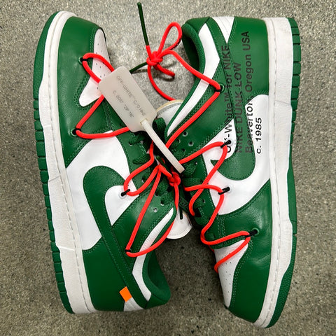 DUNK LOW OFF WHITE PINE GREEN SIZE 11 (WORN)