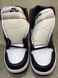 WMNS AIR JORDAN 1 SATIN BLACK TOE SIZE 9W/7.5M (BRAND NEW - NO BOX)