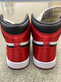 WMNS AIR JORDAN 1 SATIN BLACK TOE SIZE 9W/7.5M (BRAND NEW - NO BOX)