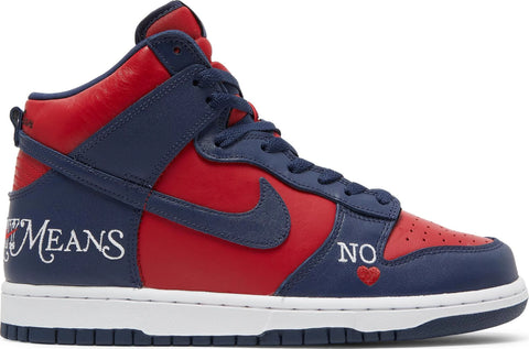Nike SB Dunk High OG QS "SUPREME BY ANY MEANS/NAVY"