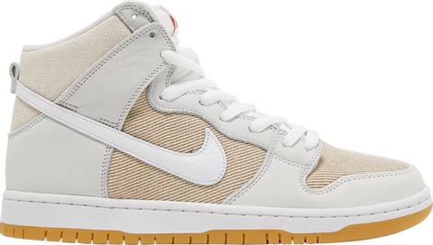 Nike SB Dunk High Pro ISO "ORANGE LABEL/UNBLEACHED NATURAL"