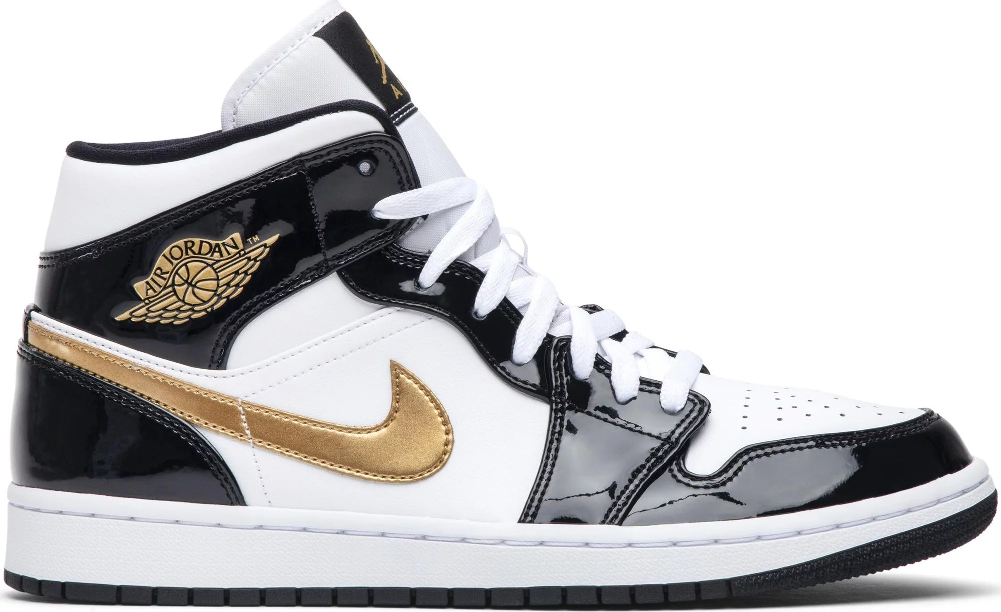 Air Jordan 1 Mid SE &quot;PATENT GOLD&quot;