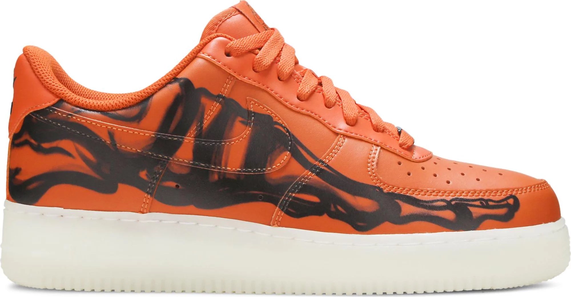 Nike Air Force 1 07&#39; QS &quot;ORANGE SKELETON&quot; 2020