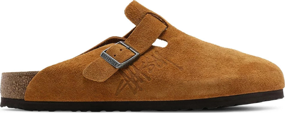 Birkenstock Boston Clog &quot;STUSSY CARAMEL&quot; 2021