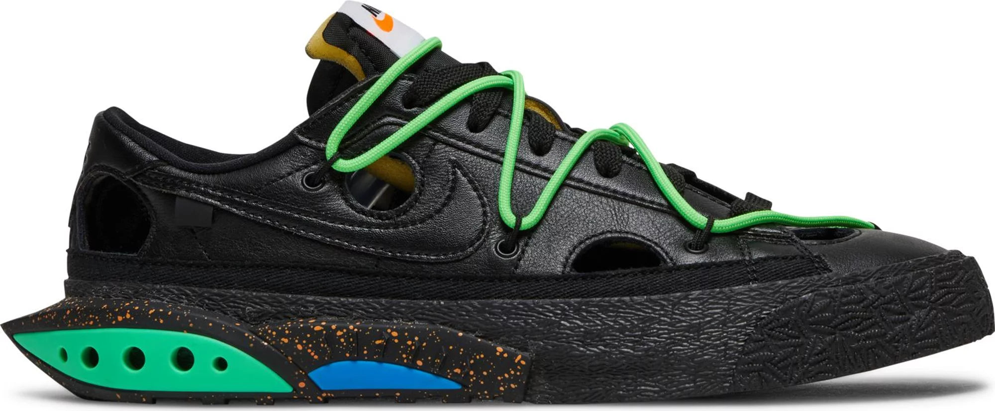 Nike Blazer Low &#39;77 &quot;OFF-WHITE/ELECTRO GREEN&quot;