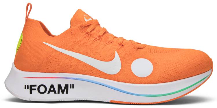 Nike OFF-WHITE x Zoom Fly Mercurial FK &quot;TOTAL ORANGE&quot;